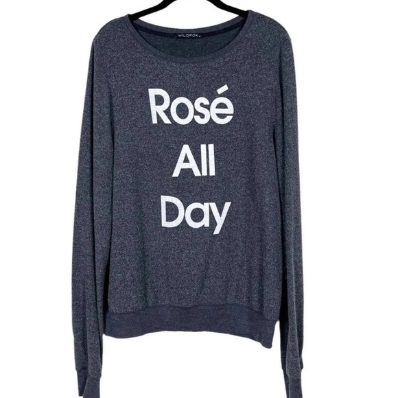 Rose All Day Wildfox Long Sleeve - Picture 1 of 4